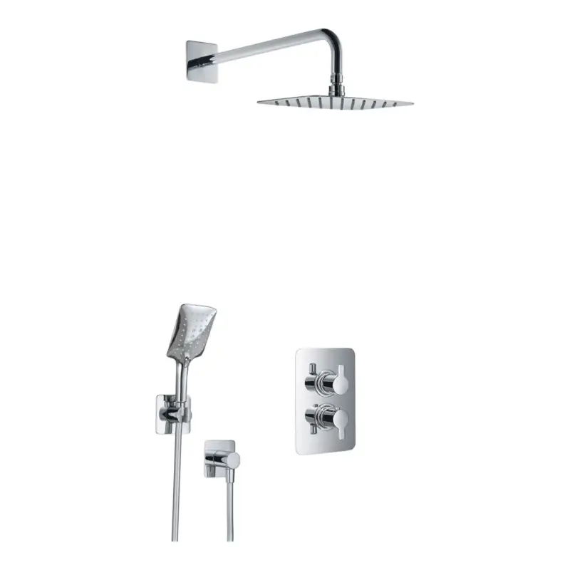 HSK Armatur „Shower-Set“ 2.04 Softcube in chrom / Edelstahl poliert Neu