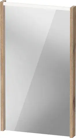 Letzte Chance Duravit Spiegel mit LED-Beleuchtung „D-Code“ 40 × 70 cm in Eiche Marmoriert
