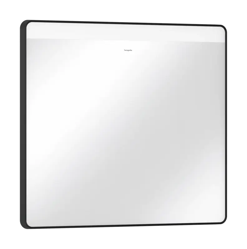 Hansgrohe Xarita Lite Q Spiegel mit horizontaler LED-Beleuchtung, 800x700x30 mm, Mattschwarz Beliebt