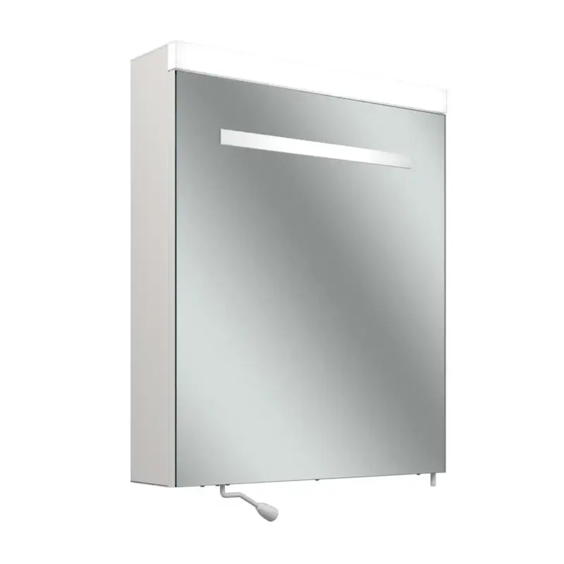 Schneider Spiegelschrank „CARE LED“ 595 × 727 × 160 mm Anschlag links, links in weiß, Anschlag links Nur Für Kurze Zeit