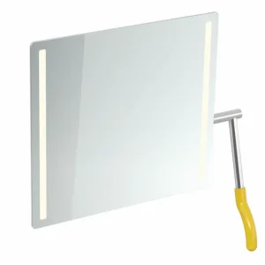 Direktkauf HEWI LED-Kippspiegel, rechteckig, 725x741 mm, Senfgelb