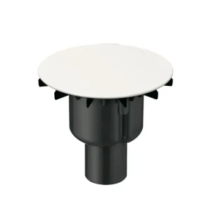 Preisknaller Bette Ablaufgarnitur DW B599 - BetteAir Down weiß, Ab- und Überlauf für Duschfläche, 0,6 l/s, 280x220x150 mm, Kunststoff, glasierter Titan-Stahl