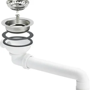Angebot Viega Ablaufventil für Spülen Modell 7139.15 in Kunststoff weiss 11,4 cm