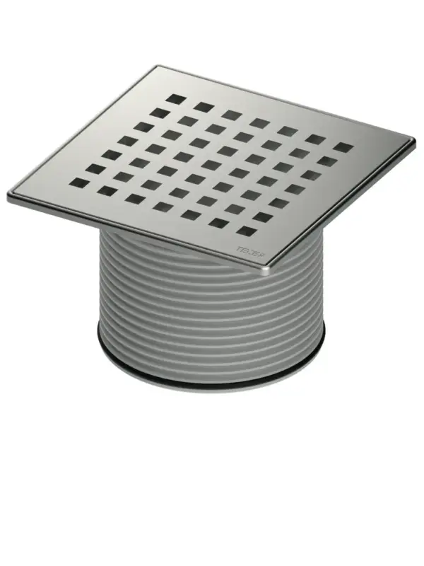 drainpoint S Rostrahmen Edelstahl, 150 mm, Designrost ″quadratum″ Mega-Angebot