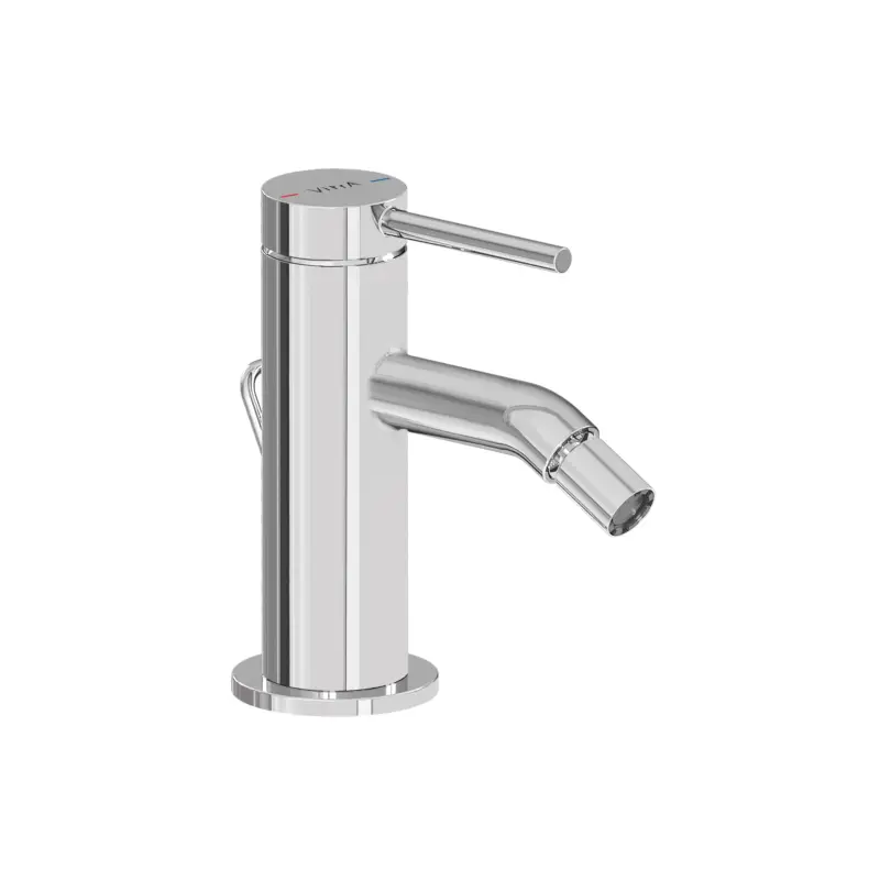 Top-Seller Minimax Round Einhebel-Bidetmischer mit Ablaufgarnitur Höhe 15 cm Einlochmontage Chrom