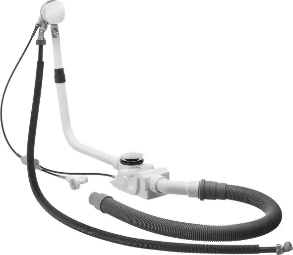 Billig Duravit Ab- und Überlaufgarnitur für Badewannen mit Zulauf Modell 791251