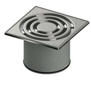 Top-Seller drainpoint S Rostrahmen Edelstahl, 150 mm, inkl. Designrost