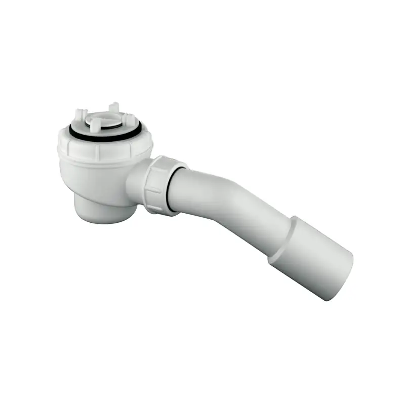 Kludi TASSO 50 Ablaufgarnitur Rohbau-Set neutral, Kunststoff weiß, 90 mm Bauhöhe, 52 mm Ablauflochdurchmesser, DN 40/50 Abgangsrohr Preis Gesenkt