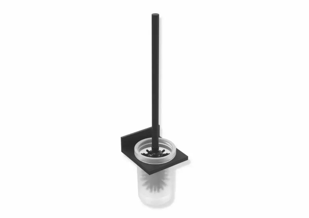 Preis Gesenkt HEWI WC-Bürstengarnitur System 900Q PG56, schwarz tiefmatt