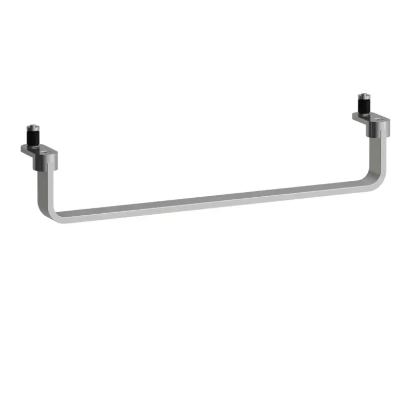 Kostenloser Versand LANI Handtuchhalter Reling 400 mm, maximale Belastung: 20 kg, chrom, passend zu Waschtischen LUA H815081 MEDA H815111
