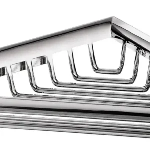 emco Eck-Schwammkorb „system 2“, Befestigung verdeckt 17,6 × 17,6 × 3,7 cm in chrom Billig