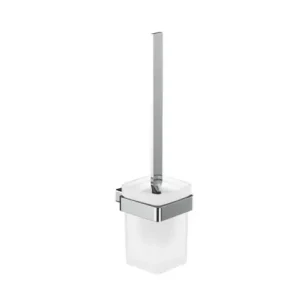 Sonderangebot loft Bürstengarnitur Glasteil satiniert, chrom