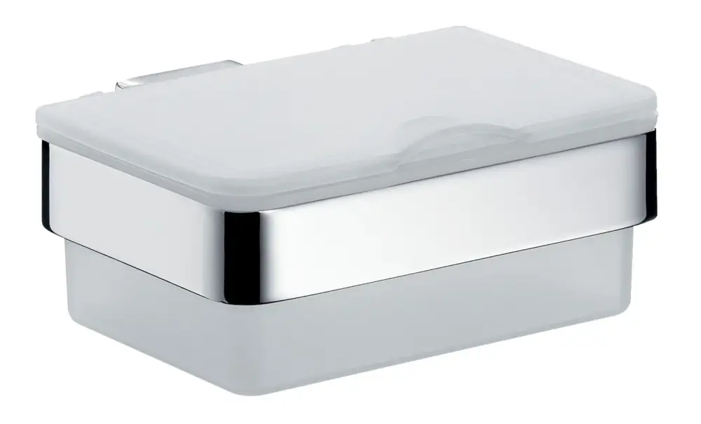 Günstig loft Feuchtpapierhalter Kunststoffbox chrom/weiss