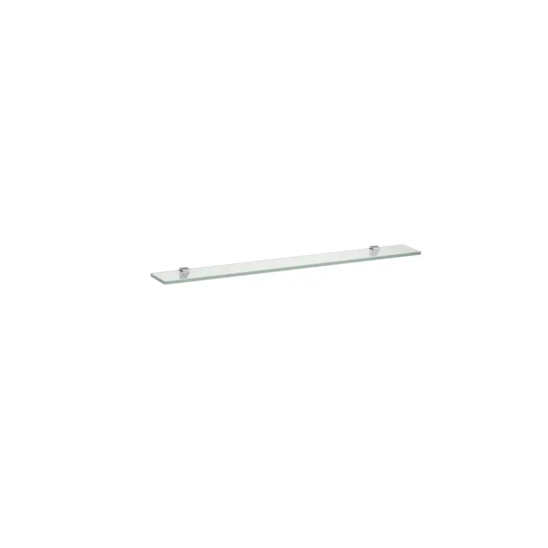 Sonderangebot Glasablage FRAME 25 120x900x10 mit 2 Wandbefestigungen silbereloxiert