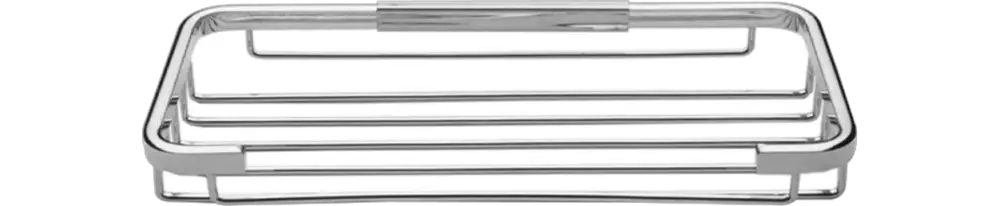 ASW Seifenkorb, Befestigung verdeckt 100 × 202 × 29 mm Echt