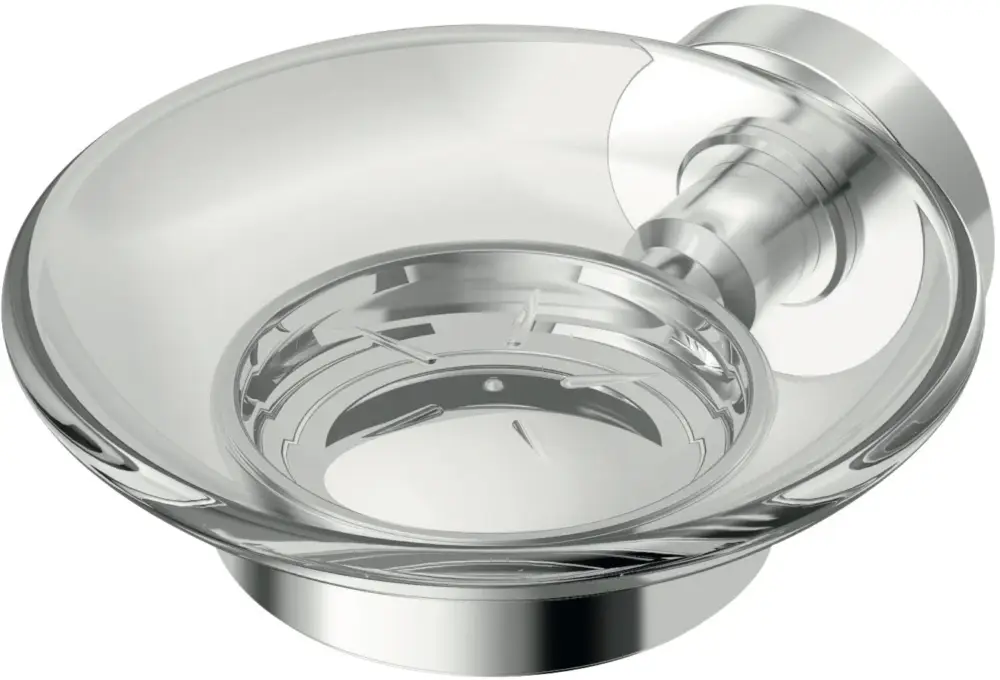 Ideal Standard Seifenschale IOM Klarglas, Chrom Begrenztes Angebot