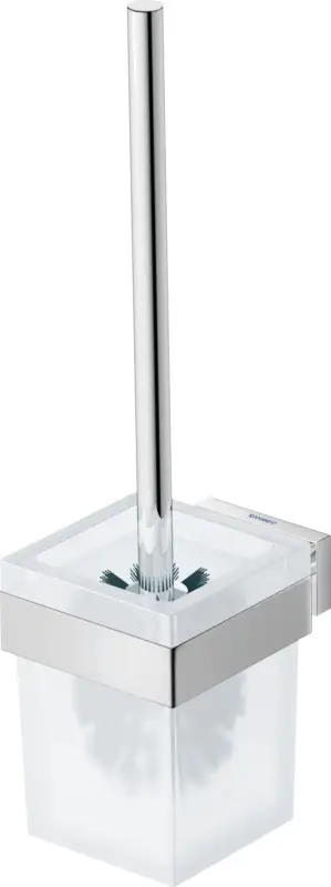 Super-Preis Duravit Karree Bürstengarnitur, Chrom, Wandhängend, 95x95mm
