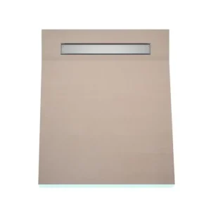 Bestpreis Duschelement 100 x 120 cm 1-seitiges Gefälle mit Rinne Wiper OneWay Line Premium Pure für Fliesenboden