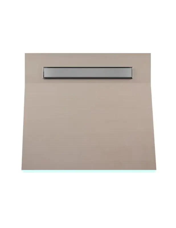 Duschelement 120 x 120 cm 1-seitiges Gefälle mit Rinne Wiper OneWay Line Premium Ponente für Fliesenboden Top-Angebot