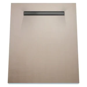 Beliebt Duschelement 90 x 140 cm 4-seitiges Gefälle mit Sekundärentwässerung Wiper Showerlay Line Elite PVD Ponente Black