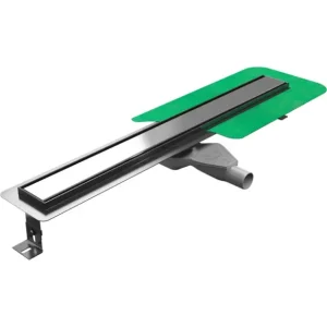 Budget-Duschrinne 100 cm Sieme Clear Komplett-Set Schneller Versand