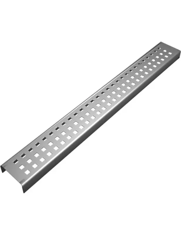 Echt Designrost-Abdeckung 100 cm Sirocco für Duschrinne Premium
