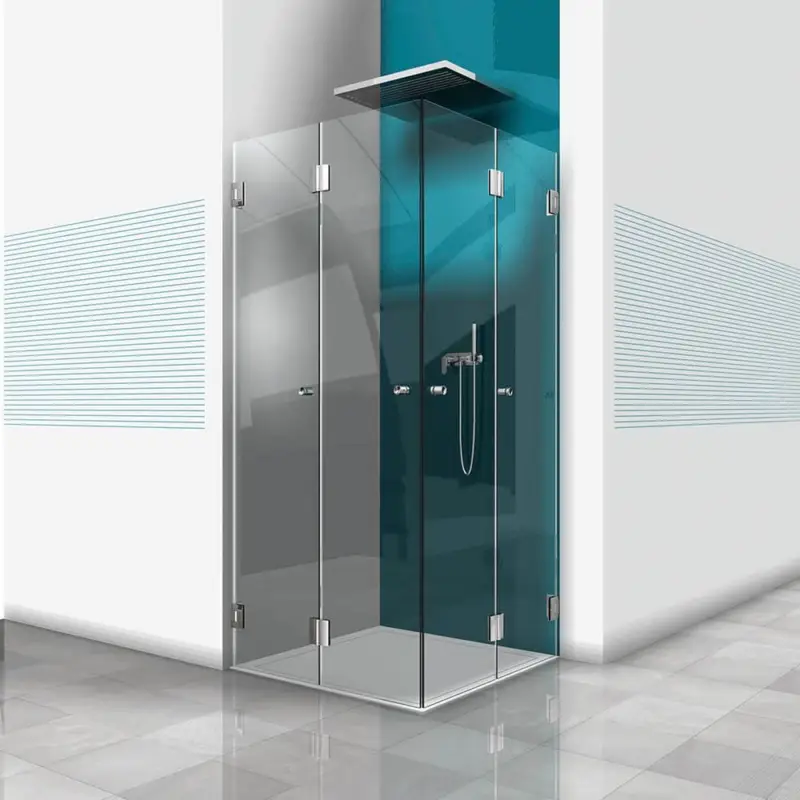 Glasdusche Farfalla 3-216, 2flg. Falt-Duschtüren in eine Ecke Sonderangebot