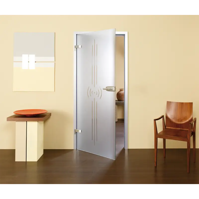 Neue Ware Glastür CONTURA 3 satiniert, maßgefertigt