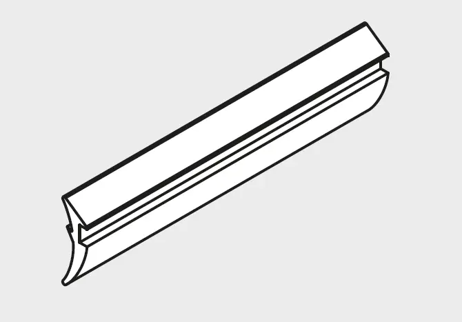 MR 22/28 Glaskeilprofil 2 mm in Fixlänge Solange Der Vorrat Reicht