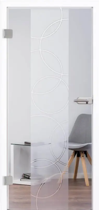 Saisonangebot Glastür Circles