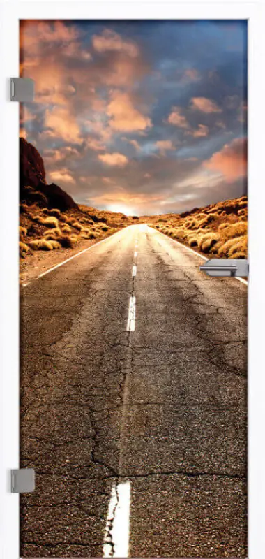 Glastür Road Preisreduziert