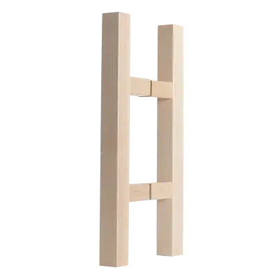 Türgriff aus Holz Drm. 30 x 30 mm - quadratischer Holzstab ab Länge 350 mm Kracherpreis