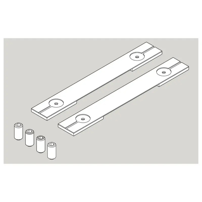 Markenware DORMA MUTO Comfort L 80/Telescopic 80 - VSG-Set, zum Verkleben des Glases in den Laufwagen