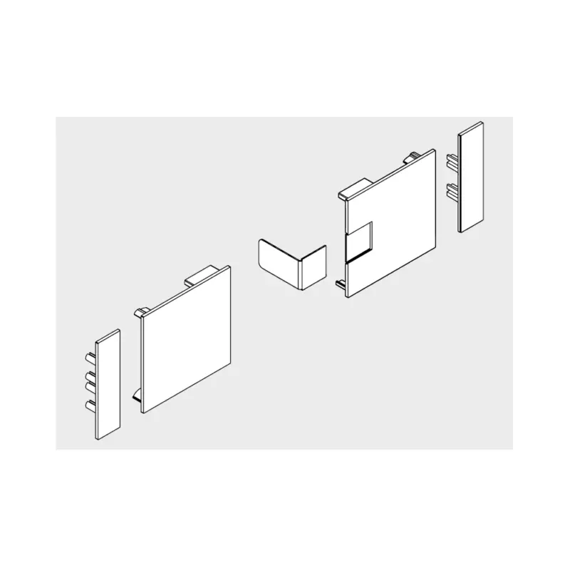 Aktuell MUTO Premium Self-Closing 120 Set Endkappen