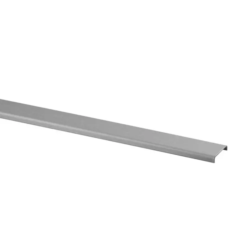 Kantenschutzprofil für Ganzglasgeländer aus Aluminium oder Edelstahl V4A Gratis Versand