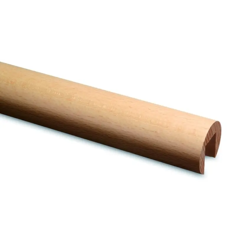 Preisreduziert q-railing Handlauf aus Holz für Ganzglasgeländer für den Innenbereich
