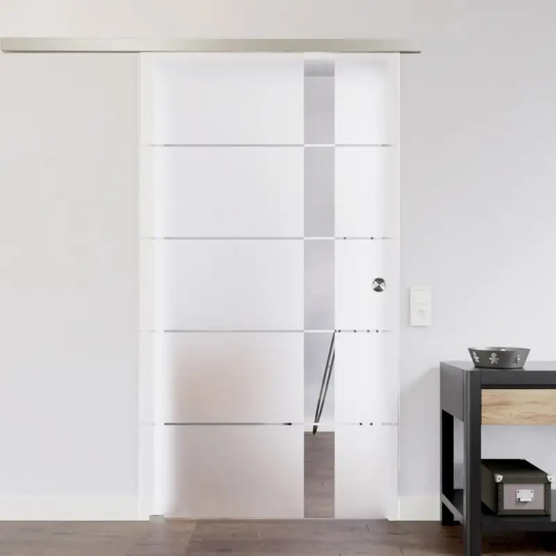 Geprüft BASIC Glasschiebetür Blocks - Smart Line Soft zur Wandmontage