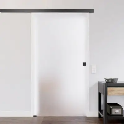 BASIC Glasschiebetür satiniert - Smart Line Soft zur Wandmontage Preiswert