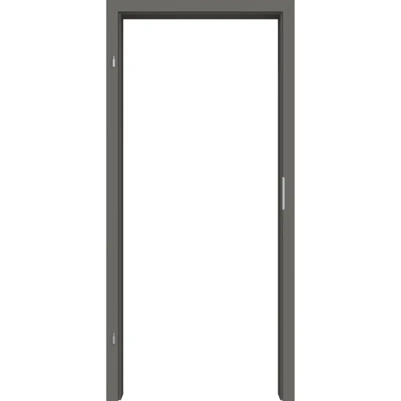 Preis Gesenkt Türzarge CPL SamtMatt Grau Designkante 60 mm Bekleidung