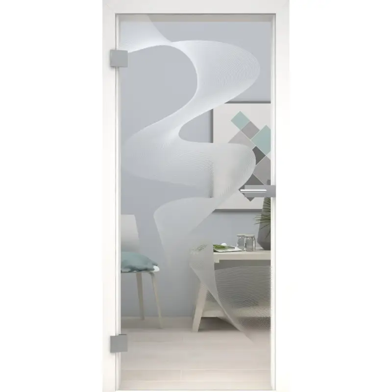 Glastür LaserArt 310-U Klarglas Beliebt