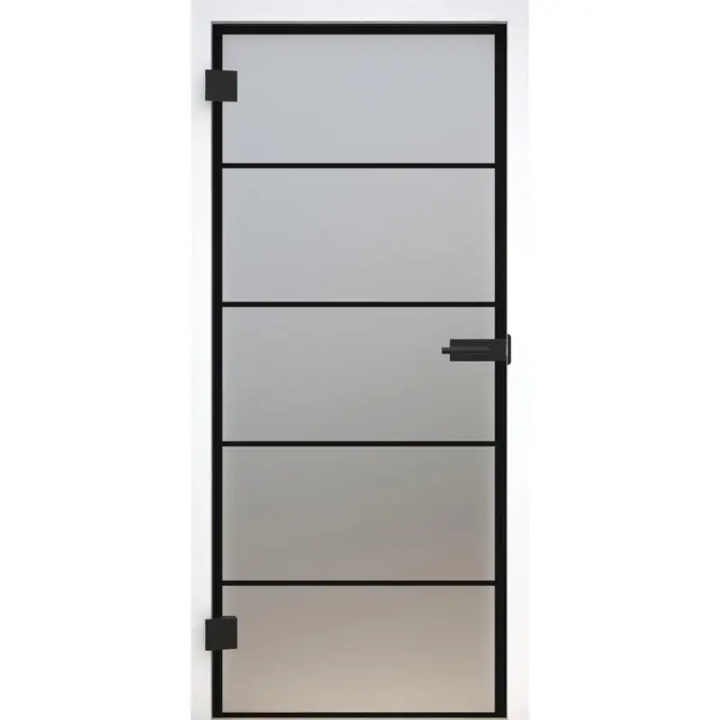 Glastür Loft-Design Modell DS1 satiniert / matt Mega-Angebot