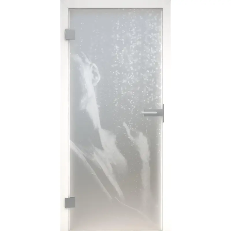 Top-Seller Glastür Aqua Design Dusche LaserArt 325 satiniert / matt