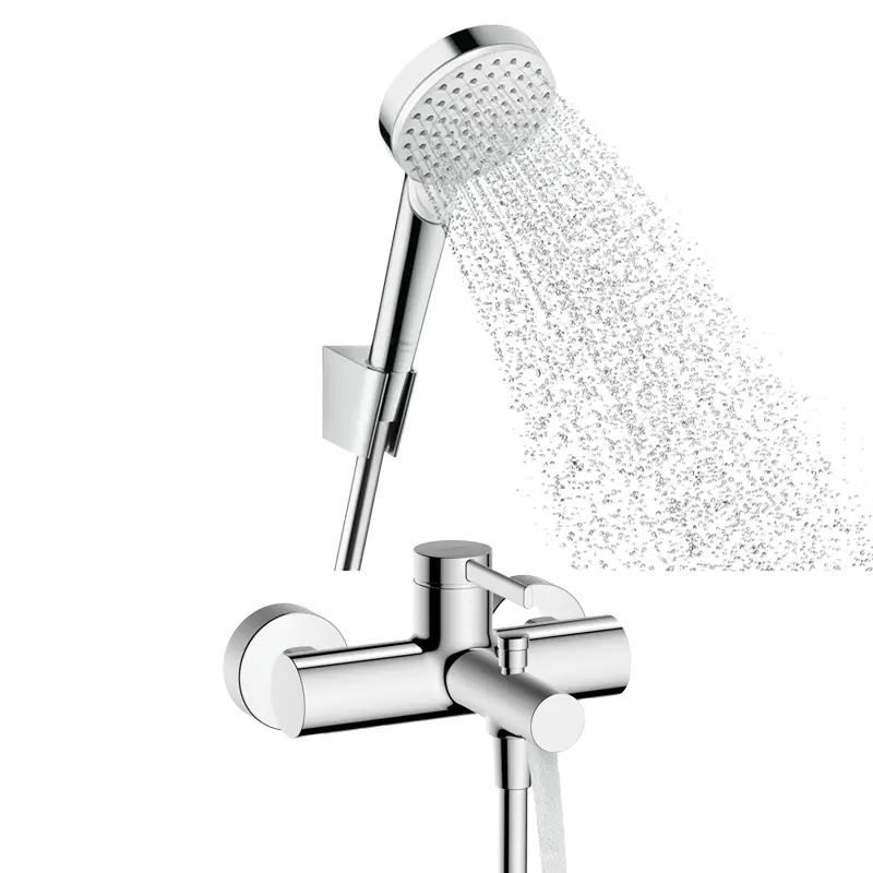 Hansgrohe Zesis S Einhebel-Wannenmischer Aufputz mit Crometta Vario Porter Set chrom Sichere Zahlung
