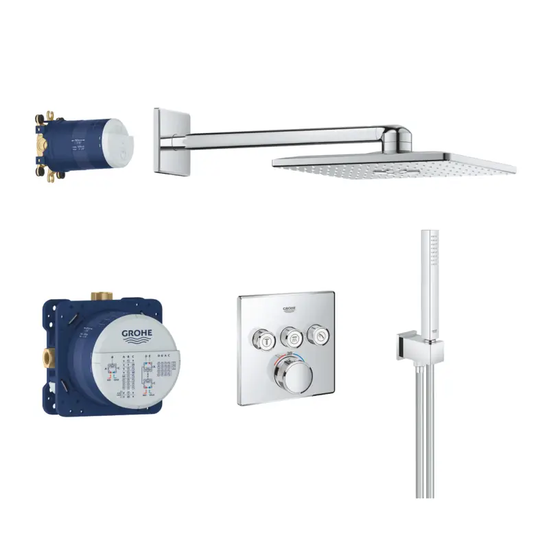 Online Kaufen Grohe Grohterm Smartcontrol Duschsystem Unterputz mit Rainshower Smartactive 310 Cube