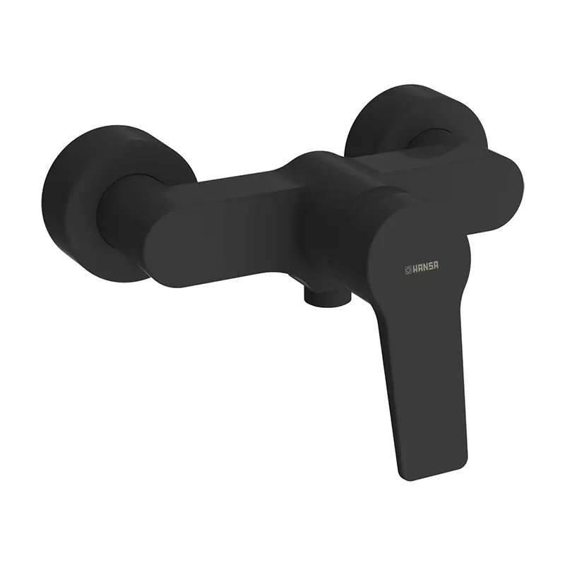Direkt Vom Hersteller Hansa Twist Einhand-Brause-Batterie für Wandaufbau schwarz matt