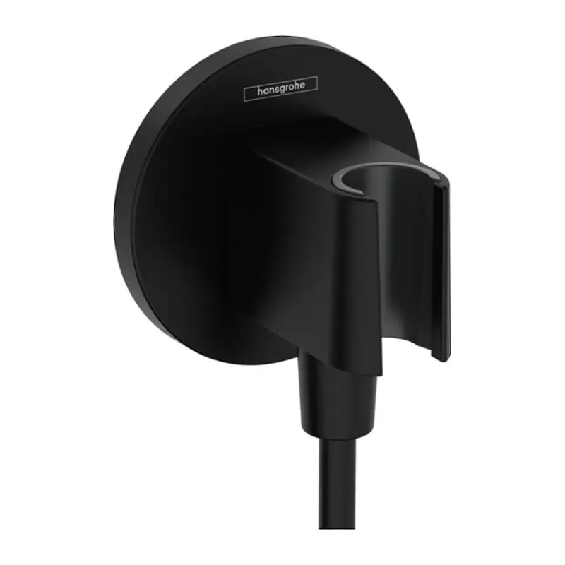 Top-Angebot Hansgrohe Fixfit Porter S Brausehalter mit Schlauchanschluss schwarz matt