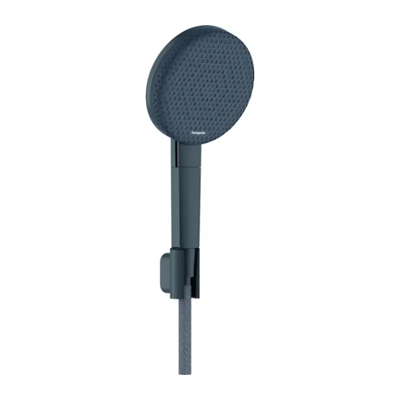 Sonderaktion Hansgrohe Raindance Alive Select S Brausegarnitur mit Halter, 3jet schwarz chrom gebürstet/graphit