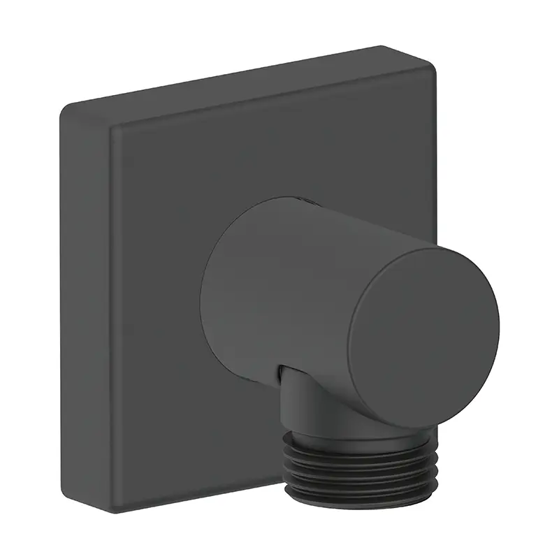 Bestpreis Duravit Wandanschlussbogen Quadratisch schwarz matt