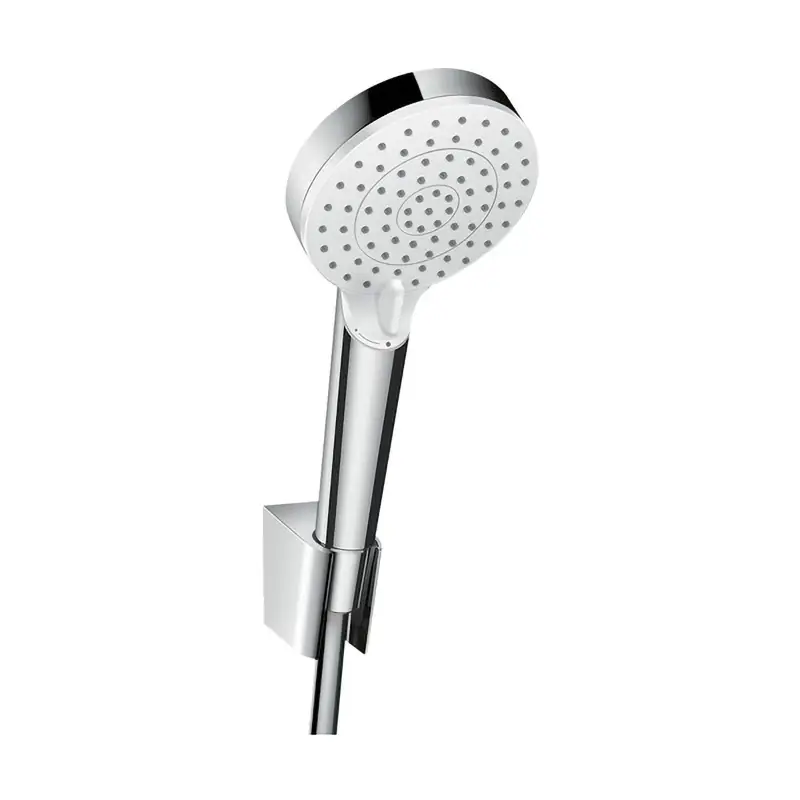 Echt Hansgrohe Crometta Brausegarnitur set 100 Vario mit Brauseschlauch Weiß/Chrom