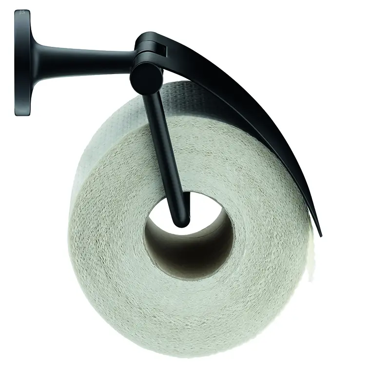 Ausverkauf Duravit Starck T Papierrollenhalter Deckel schwarz matt
